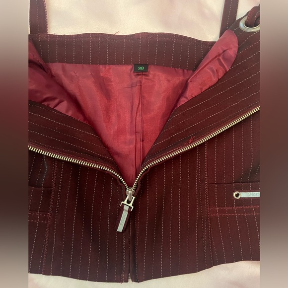 Vintage 90s Pinstriped Top - Picture 5 of 8